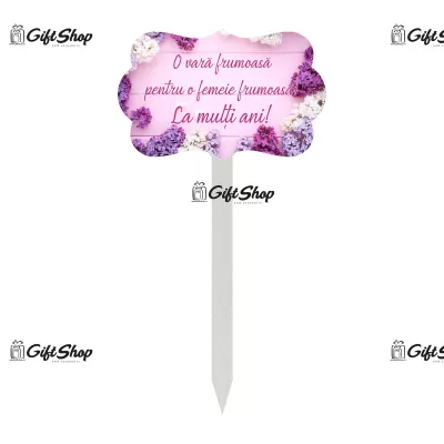 O vara frumoasa pentru o femeie frumoasa, topper lemn, model a